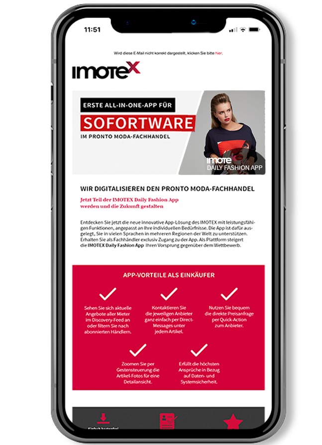 Newsletter IPhone Mockup 2021